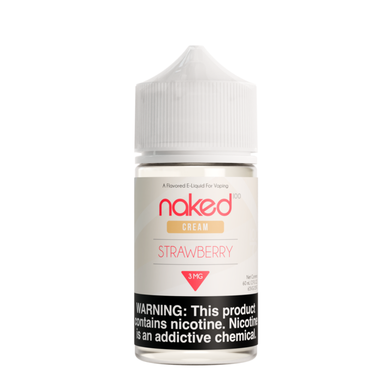 NAKED100 ELiquid (Freebase) - Cream - Strawberry 60ml