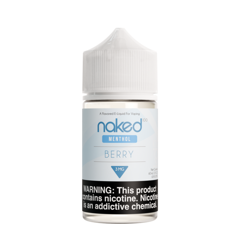 NAKED100 ELiquid (Freebase) - Menthol - Berry 60ml