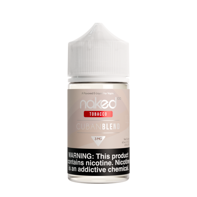 NAKED100 ELiquid (Freebase) - Tobacco - Cuban Blend 60ml