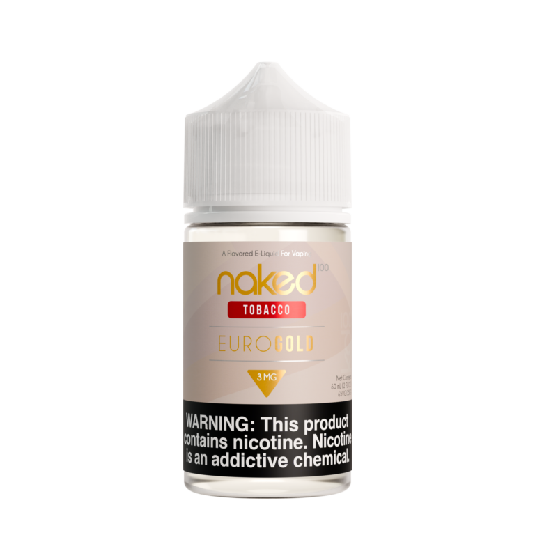 NAKED100 ELiquid (Freebase) - Tobacco - Euro Gold 60ml